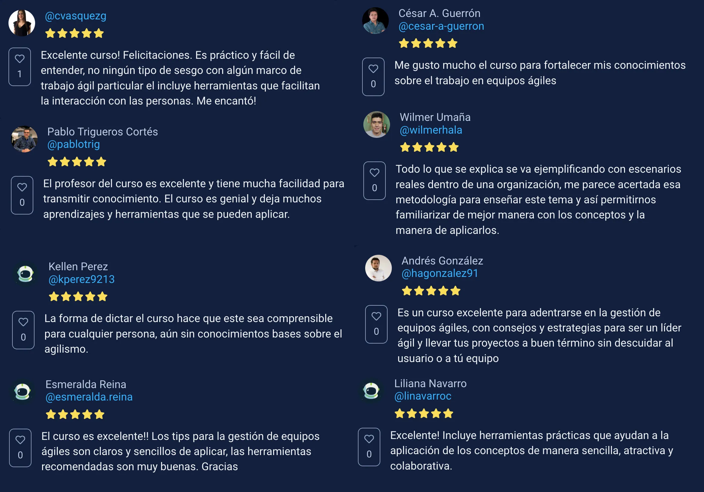 Testimonios acerca de Andrés Salcedo